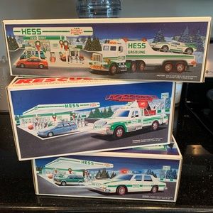NIB Hess Trucks. 91, 93, and 94